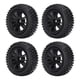 thumbnail image 2 of Juego de 4 neumáticos y ruedas RC de 10 radios, llantas de plástico y goma, repuesto para coche RC 1/16, color negro, 2 of 14