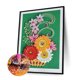 thumbnail image 1 of Cuadros Decorativos Pintura de diamante de taladro de forma especial parcial de flor de bricolaje 5D, 1 of 1