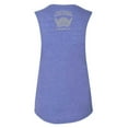 thumbnail image 2 of Harley-Davidson Women's Silver Metallic High-Low Sleeveless Tank Top - Blue (L), Harley Davidson, 2 of 2