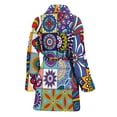 thumbnail image 2 of Bohemian Mandala Tile Bathrobe Women, 2 of 3