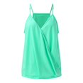 thumbnail image 3 of Fgnfyis Womens Tops Women's Summer Solid V Neck Tank Tops Sleeveless Loose Casual Women Tank Tops Green XL, 3 of 4
