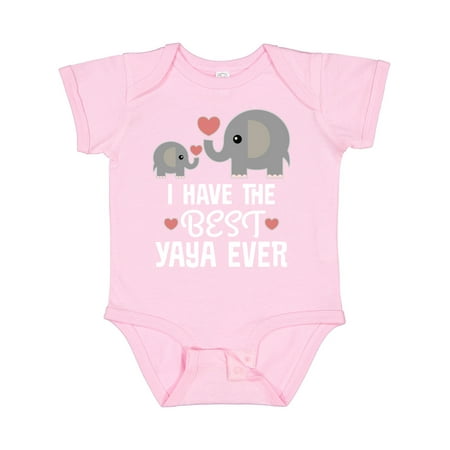 

Inktastic Best Yaya Ever Grandchild Gift Baby Boy or Baby Girl Bodysuit