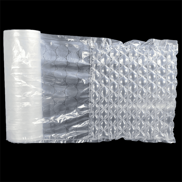 Bzqzdai 15.4 inch Wide 33Ft/Roll Sturdy Inflatable Packing Air Pillows Air Cushions Air Bags Packing Paper Void Fill Cushioning for Shipping and