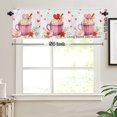 thumbnail image 3 of Rod Pocket Polyester kitchen Curtain Valances for Windows For Indoor Living Room Bedroom Kitchen Decoration 54x18 inch, 3 of 5