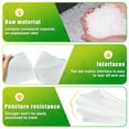 thumbnail image 3 of Amorvolat 3 Gallon/10L Garbage Bags Small Trash Bags for Bathroom, Office, Bedroom, Kitchen, 120 Count,White, 3 of 9