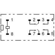 OMRON ELECTRONIC COMPONENTS - Relay, PCB, DPCO, 24V dc