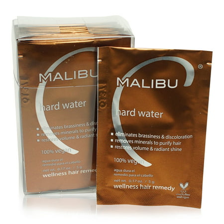 Malibu C Hard Water Box Of 12 0.17 Oz Each (Best Box Hair Dye For Damaged Hair)