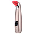 thumbnail image 2 of Instrumento de belleza de burbujas eléctrico, eliminación de espinillas y espinillas, herramienta de limpieza facial, color rojo rosa, 2 of 8