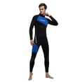thumbnail image 2 of 3mm Neoprene Scuba Diving Suits Back , Blue, L L, 2 of 10