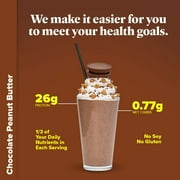 Keto Chow Chocolate Peanut Butter Ultra Low-Carb Meal Shake, Single Meal