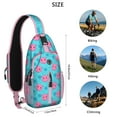 thumbnail image 5 of Adorable Cute Design Hedgehog Lightweight Sling Bag for Women Men – Adjustable shoulder strap, Secure zipper pockets, Reinforced stitching – Artistic Pattern Design for Travel, Hiking, Outdoor, 5 of 5