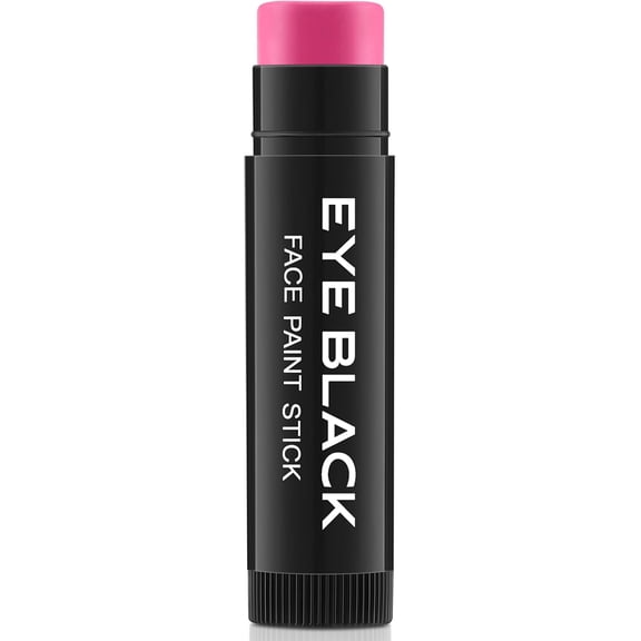Baseball Eye Black, Anti-Glare Under Eye Grease Stick for Baseball Softball Soccer Lacrosse Hockey Athletes Sports Training, Sports Eye Black Stick (Hot Pink)