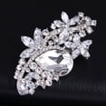 thumbnail image 4 of Bufanda Yinane para mujer broche Imitación cristal Joyería blanca, 4 of 8
