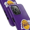 thumbnail image 2 of iPhone Tough Case - LA Lakers Purple Los Angeles Basketball Protective Case, 2 of 6