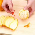 thumbnail image 4 of fruit zester plastic fruit cutter portable slicer orange peelers lemon slicer, 4 of 9