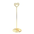thumbnail image 4 of Titulares de números de mesa Soporte de boda de metal dorado Tarjeta de nombre Abrazadera de menú de imagen, Dorado 20 piezas Vogacara HA8822-01B, 4 of 6