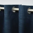 thumbnail image 6 of Exclusive Home Bensen 100% Blackout Grommet Top Curtain Panel Pair, 52"x84", Indigo, Set of 2, 6 of 8