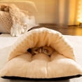 thumbnail image 3 of Closed Pet Bed, Thick Rabbit Mattress with Checked Pet Cave for Small Animals, 3 of 5