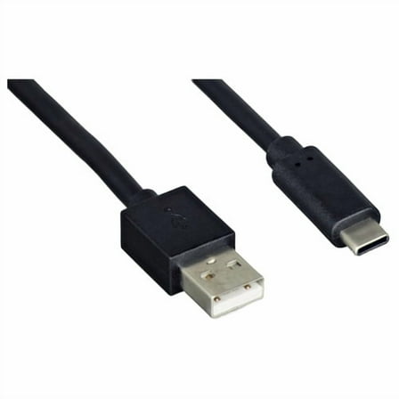Cable Wholesale 10U2-32100.5 0.5 m USB 2.0 A to C Charge & Data Sync Cable - Type A Male to Type C Male - 480mb