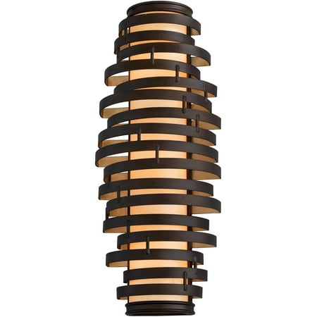 

Wall Sconces 3 Light Bulb Fixture With Bronze/Gold Leaf Finish Hand-Crafted Iron Candelabra 10 120 Watts