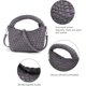 thumbnail image 4 of LHSHID Women Woven Tote Small Crossbody Bag, Weave Quilted Purse Square Shoulder Bag Woven Handbag with Detachable Strap, 4 of 6