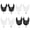 Women (4-8)+Man(8-12), variant on 2 Pairs Shoes Crease Protector Toe Box, Prevent Sneaker Shoes Crease Protector