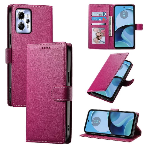 Funda para FOXDOCK Motorola Moto G23 4G– Cuero Premium, 3 ranuras para tarjetas, Protección contra impactos