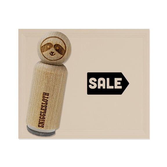 Sale Arrow Sign Rubber Stamp for Scrapbooking Crafting Stamping - Mini 1/2 Inch
