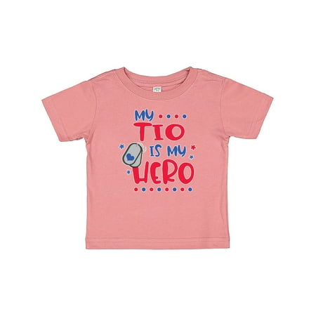 

Inktastic Memorial Day My Tio is My Hero Gift Baby Boy or Baby Girl T-Shirt