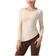 thumbnail image 4 of Sudadera,Camiseta informal para mujer, cuello redondo, manga larga, poliéster, color liso, corte regular, uso diario, sopatenor, 4 of 5