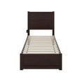 thumbnail image 4 of AFI NoHo Lit Simple TG en Bois Massif avec Pied de Lit en Espresso, 4 of 9