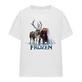 thumbnail image 1 of Frozen Womens Elsa Anna Kristoff Olaf Group Shot T-Shirt, 1 of 6