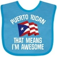 thumbnail image 3 of Inktastic Puerto Rican Awesome Boys or Girls Baby Bib, 3 of 4