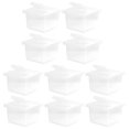 thumbnail image 1 of FUTUREORYY 10Pcs Turtle Tank Accessories Transparent Breeding Box Plastic for Snails, 1 of 7