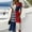 Dark Blue, variant on Elowen American 250th Anniversary Elegant Dresses For Women V-neck Short-sleeved Summer Fit & Flare Empire Dress Sky Blue XL