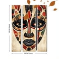 thumbnail image 3 of Abstract Mask Decorative Painting/Canvas Art， Suitable for Living Room， Bedroom， Office， Hotel，Colorful Wall Art， Unique Design Prints., 3 of 8