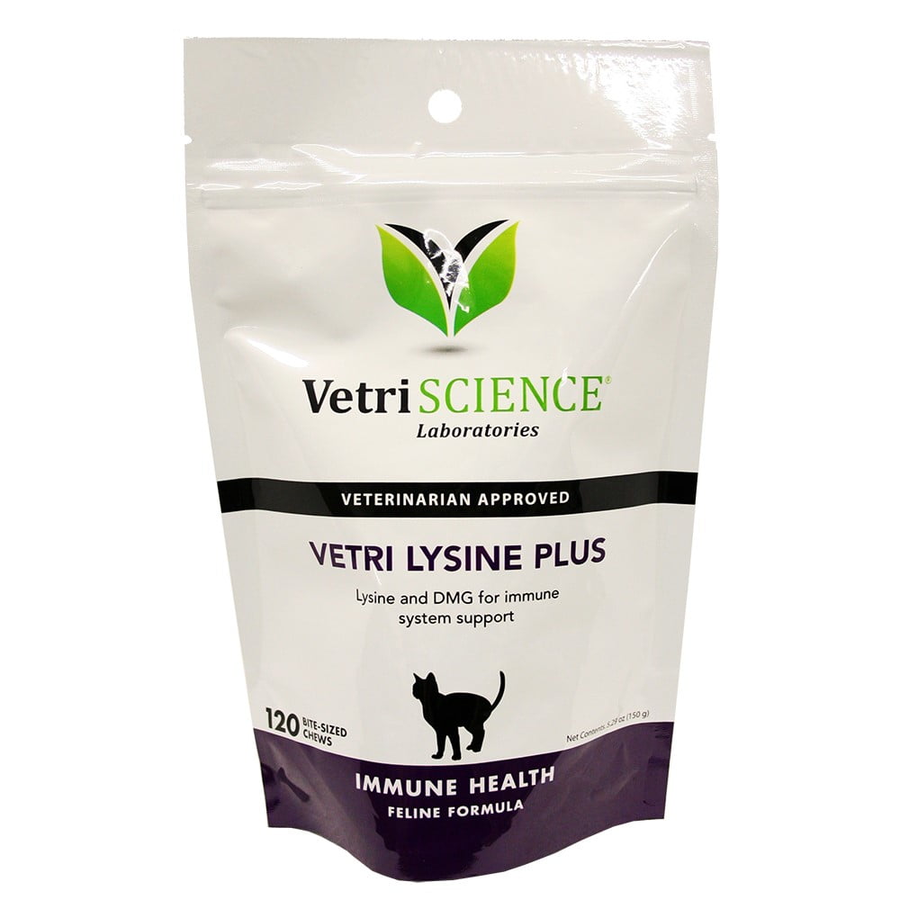 VetriScience Laboratories VetriLysine Plus Immune Support for Cats