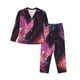 thumbnail image 1 of Fotbe Neon Futuristic Dragon Conjunto de Pijama de Manga Larga para Mujer con Estampado, Ropa de Dormir de 2 Piezas, Conjunto de Casa Suave y Cómodo con Bolsillos-X-Large, 1 of 7