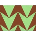 thumbnail image 1 of Ahgly Company Machine Washable Indoor Rectangle Transitional Green Area Rugs, 2' x 5', 1 of 7