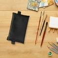 thumbnail image 4 of Estuche para lápices con cremallera de malla | Organizador de papelería de nylon transparente | Bolsa de bolígrafo transparente portátil para oficina, universidad, viajes, cosméticos, maquillaje, 4 of 6