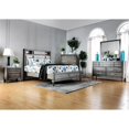 thumbnail image 4 of Furniture of America Cartagena Solid Wood California King Bookcase Bed in Gray, 4 of 7