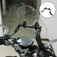 thumbnail image 4 of Parabrisas Universal para Motocicleta Sunnimix Transparente Duradero, 4 of 7