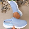 thumbnail image 6 of YOUYEDIAN Orthopedic Casual Shoes for Women Arch Support Nurse Shoes Wide Slip on Non Slip Hiking Shoes Mesh Stretch Comfortable 2026 New Foam Shoes (Blue), 6 of 7