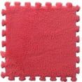 thumbnail image 2 of D-GROEE 30cm Plush Foam Interlocking Floor Mat - 1pc Fluffy Square Interlocking Foam Tiles Soft Anti-slip Puzzle Area Rug Playmat for Room Floor, 2 of 7