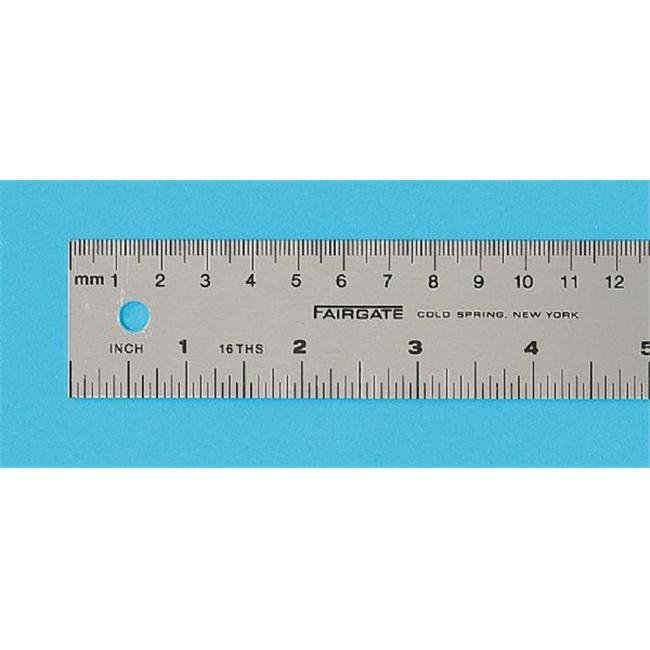 fairgate aluminum englishmetric ruler walmartcom