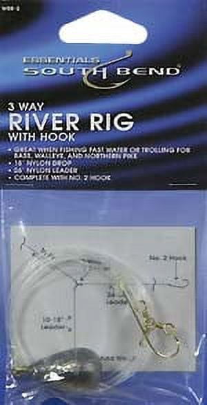 South Bend 3-Way River Fishing Rig, 36" Leader