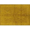thumbnail image 1 of Ahgly Company Machine Washable Indoor Rectangle Oriental Yellow Industrial Area Rugs, 3' x 5', 1 of 4