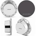 thumbnail image 3 of Kitchen Cooking Timer with Magnet, 60-Minute Alarm, Stainless Steel and ABS, Silver, 3 of 5