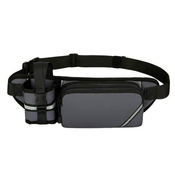 Eoozwa Waterproof Fanny Pack Waist Bag,Waist Pack for Women Men with Water Bottle Holder Hiking Fanny Pack for Outdoors Workout,Cycling,Dog Walking,Running Walking