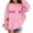 Rose, variante sur Chandail en Molleton Imprimé Cœur pour Filles, Coupe Ample Col Rond Manches Longues avec Design Amour, Chemise Décontractée en Coton Doux pour Filles Tout-Petits, Plusieurs Couleurs Disponibles pour Usage Quotidien Rose